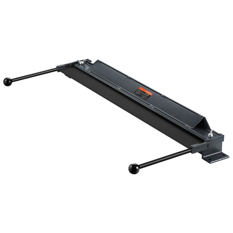 Box And Pan Brake, 48 Inch, 0 130 Degrees Sheet Metal Bending Brake, Portable Mini Metal Bender With 20 Gauge Low Carbon Steel 14 Gauge Aluminum Capacity Power Handle, For Metal Bending
