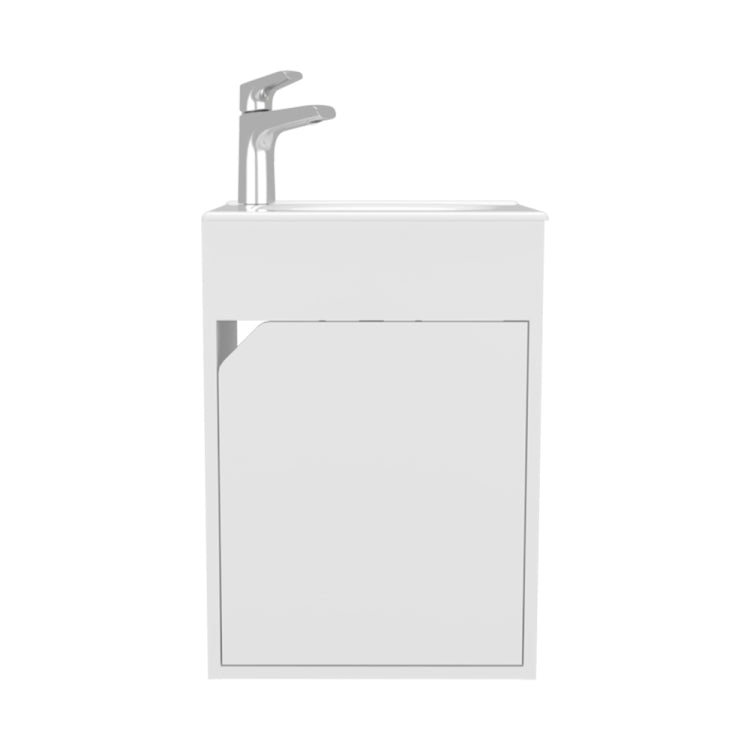 Hudson Vanity Sink, Bathroom, White