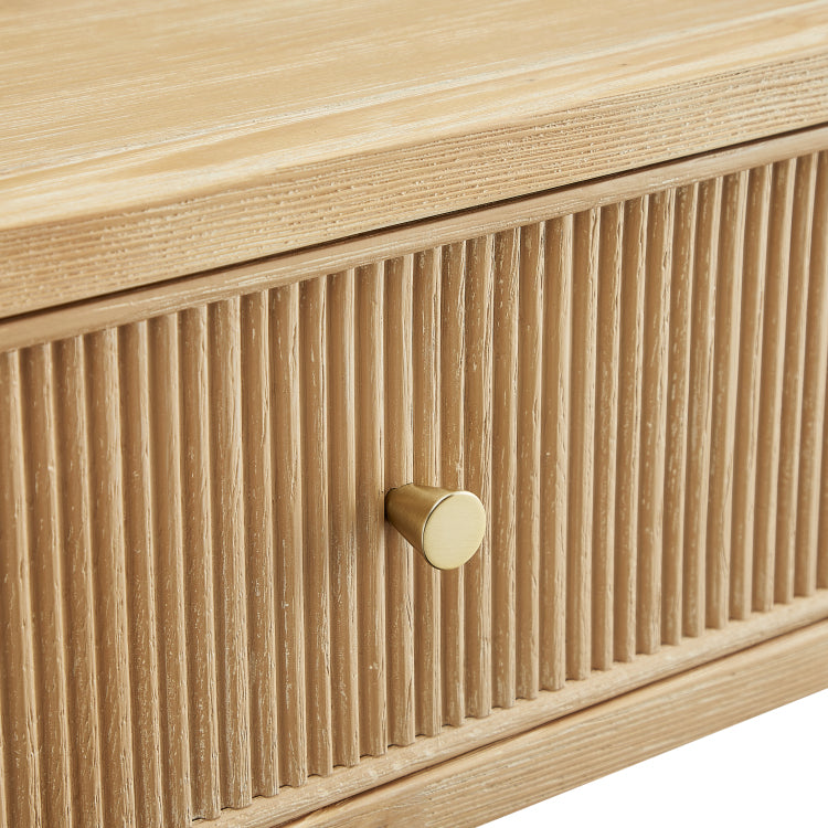 Fleur Natural 1 Drawer Nightstand