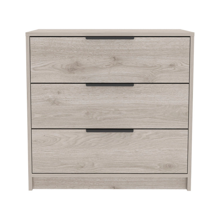 Kaia 3 Drawers Dresser, Superior Top Light Gray