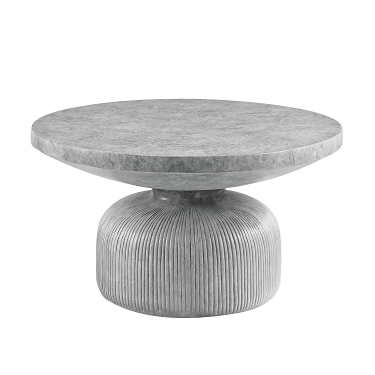 Laddie Weathered Gray Finish Coffee Table
