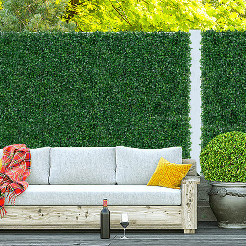 Artificial Grass Wall Panel Kit 24 Pieces Set, Realistic Milan Grass For Home & Office Decor