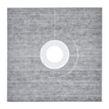 Shower Curb Kit, 36"X36" Shower Pan Kit With 6.3" Central Drain, Lightweight Eps Shower Installation Kits With 2 Waterproof Cloths, Shower Pan Slope Sticks Fit For Bathroom