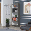 Sutton 4 Shelves Bookcase With Modern Storage Shelves