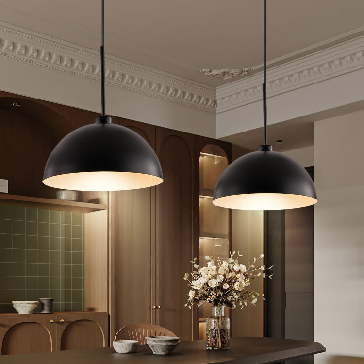 41" Industrial Modern Black Double Pendant Light Adjustable Ceiling Hanging Lamp With Matte Finish For Dining Room, Kitchen, Or Living Room Stylish And Durable Lighting Fixture No Bulbs