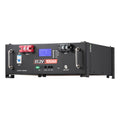 48V 100Ah Lifepo4 Lithium Battery, Built In 100A Bms, 51.2V Server Rack Lifepo4 Battery With Bluetooth, 5.12Kwh Capacity, Max 6000 Cycles, Lcd Display, For Off Grid, Solar System, Backup Power