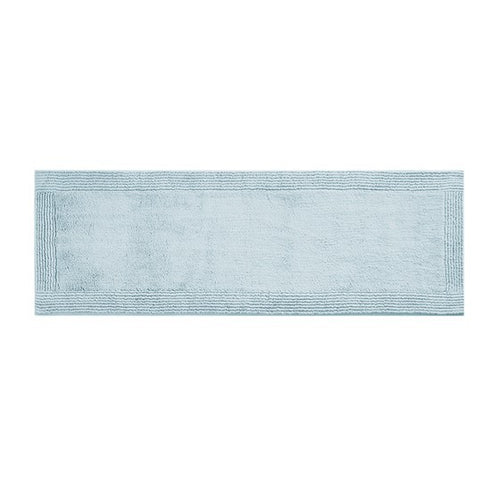 100% Cotton Tufted 3000 Gsm Reversible Bath Rug Blue 21X34"