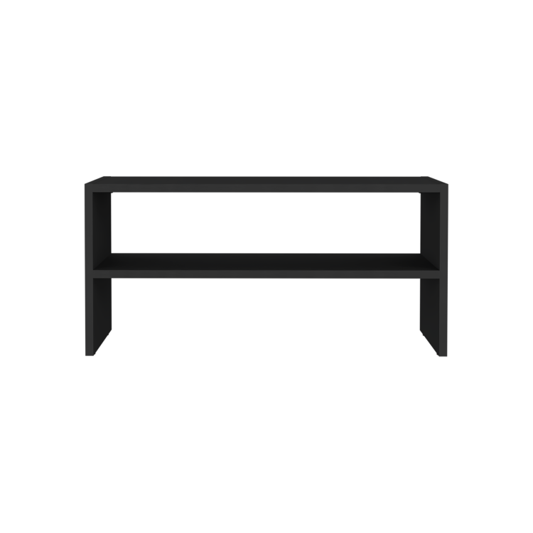 Stackable Shoe Rack Howard, Bedroom, Black