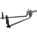 Weight Distribution Hitch, 1,000 Lbs Weight Distributing Hitches Kit With Sway Control For Trailer, 2 In Solid Steel Shank, 2 5 16 In Alloy Steel Ball, Powder Coated Load Leveling Hitch, Black