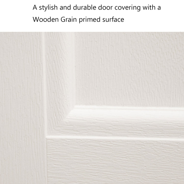 Fiberglass Entry Door, 36'' X 80" Door With Brickmould,4 9 16 Vinyl Frame,White Primed, Left Hand Inswing, Front Entry Knock Down Door, 2 Panel Craftsman, 6 Lite Low E Glass