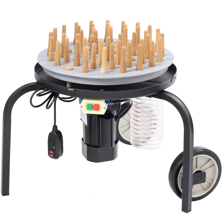 Chicken Plucker Machine, Feather Plucker With 20 Inch Stainless Steel Drum, Defeathering Equipment With 108 Soft Fingers, Simple Debris Collection, 500W High Power Poultry Plucking