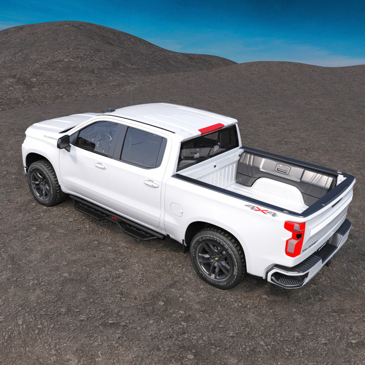 Cab Running Boards Compatible For 2019 2025 Chevy Silverado & Gmc Sierra 1500 2020 2025 Chevrolet Silverado Gmc Sierra 2500 Hd 3500 Hd Crew Cab 2500Hd 3500Hd