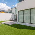Grass Turf Outdoor Indoor, 7 Ft X 15 Ft Fake Grass, 1.38 Inch Outdoor Rug For Patio, Realistic Faux Grass Rug With Drain Holes