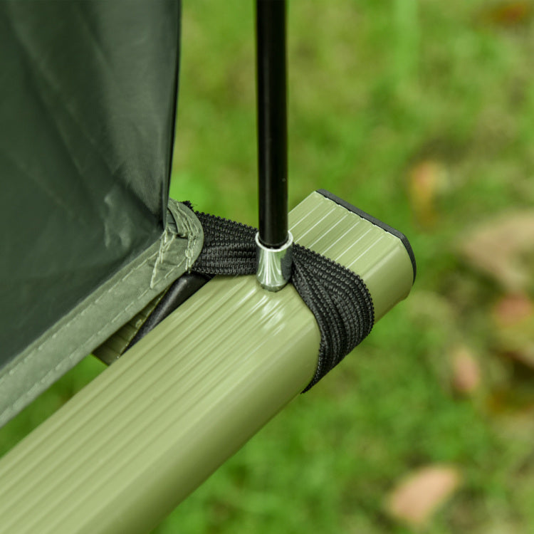 Outsunny Camping Tent Cot, Single Person Folding Cot Combo, Off Ground Tent, Covered Outdoor Bed With Carry Bag For Hiking, Camping