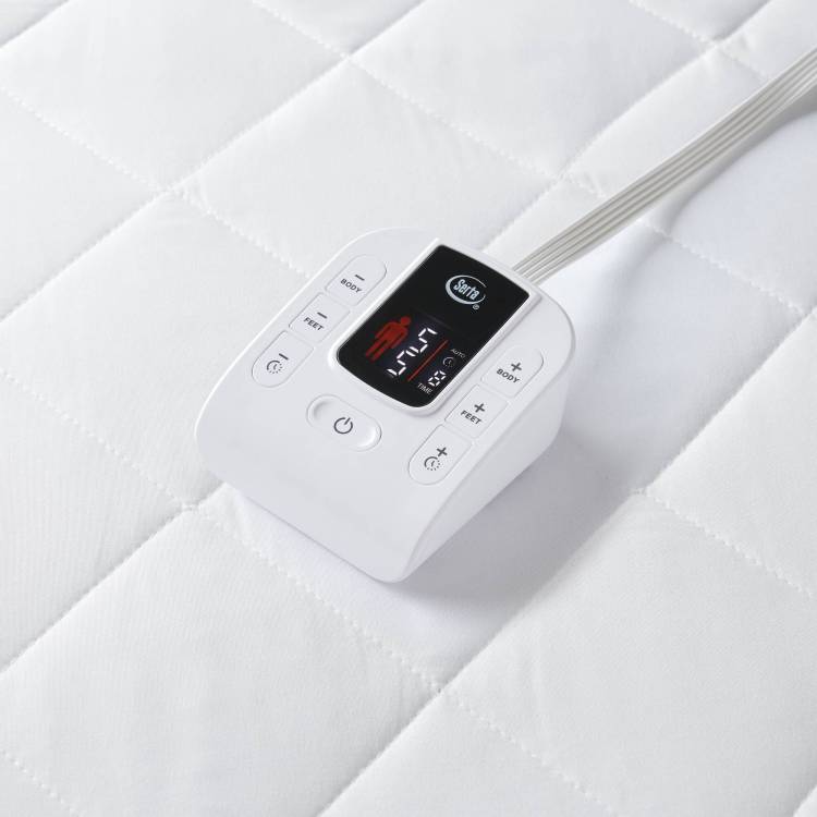 Twin Heated Mattress Pad,White