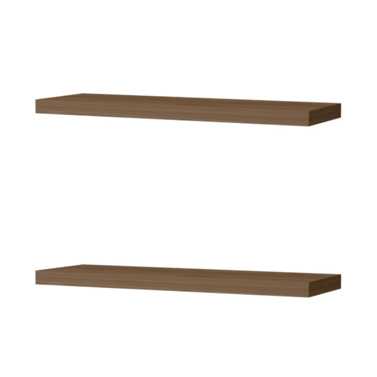 Iva Floating Shelf In Melamine, Mahogany
