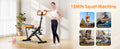 Squat Machine For Home Gym, Squat Rowing Machine With Adjustable Resistance And Optional Full Motion, Squat Assist Trainer For Glutes