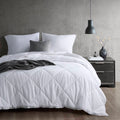 Oversized Down Alternative Comforter White King Cal King