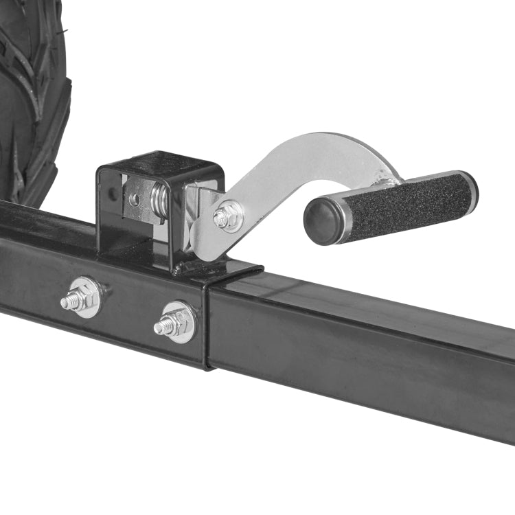 Heavy Duty Steel Atv Dump Trailer, 1500 Pound Load Capacity 15 Cubic Feet, Tow Behind Dump Cart Garden Trailer, With Removable Sides And 2 Tires, For Mowers, Tractors, Atv, Utv
