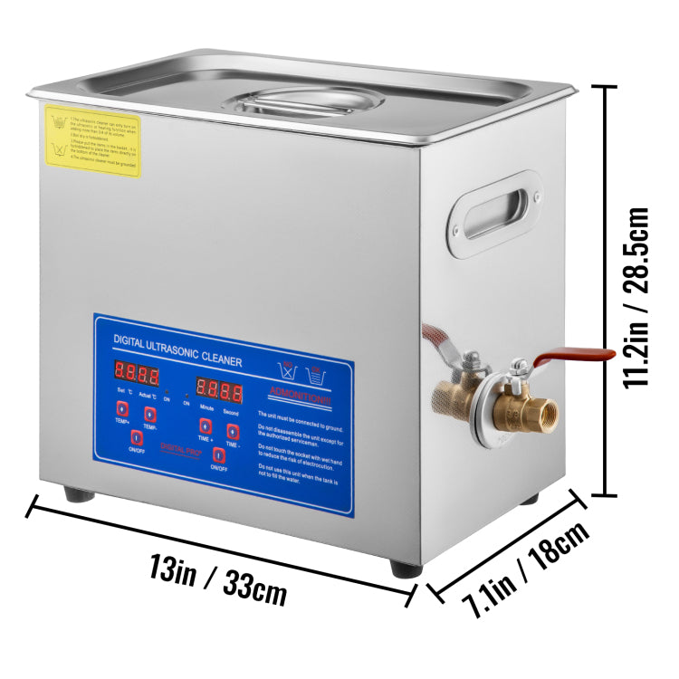 Ultrasonic Cleaner 6L Ultrasonic Vinyl Cleaner 7 12 Inch 8 Records Ultrasonic Vinyl Cleaning Machine 180W Ultrasonic Records Cleaner With Drying Rack For Home Store