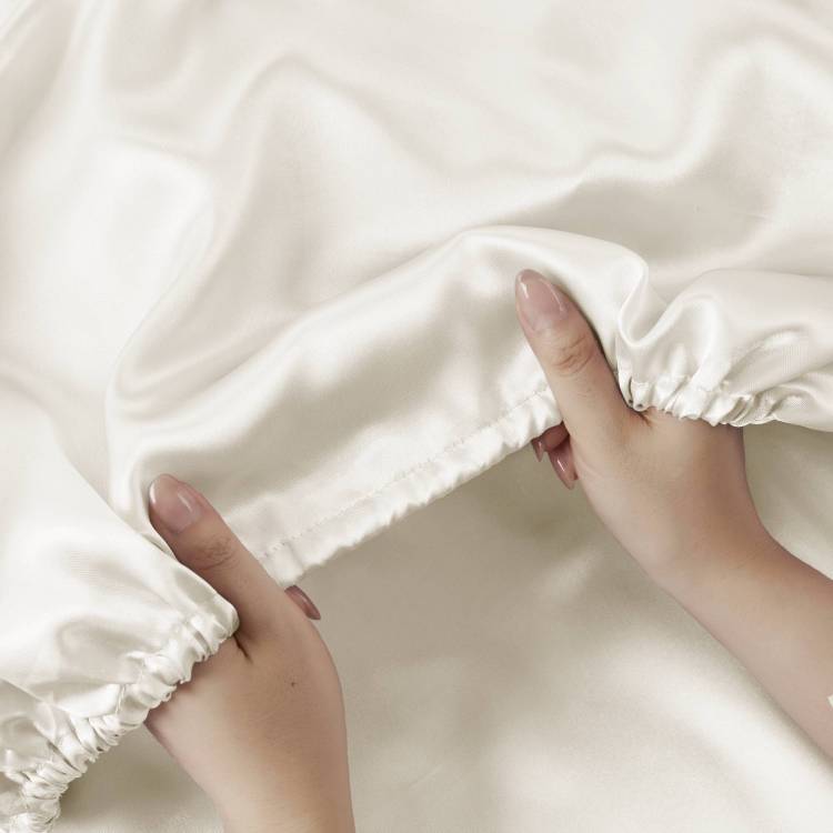 4 Pcs Twin Luxury Sheet Set Ivory