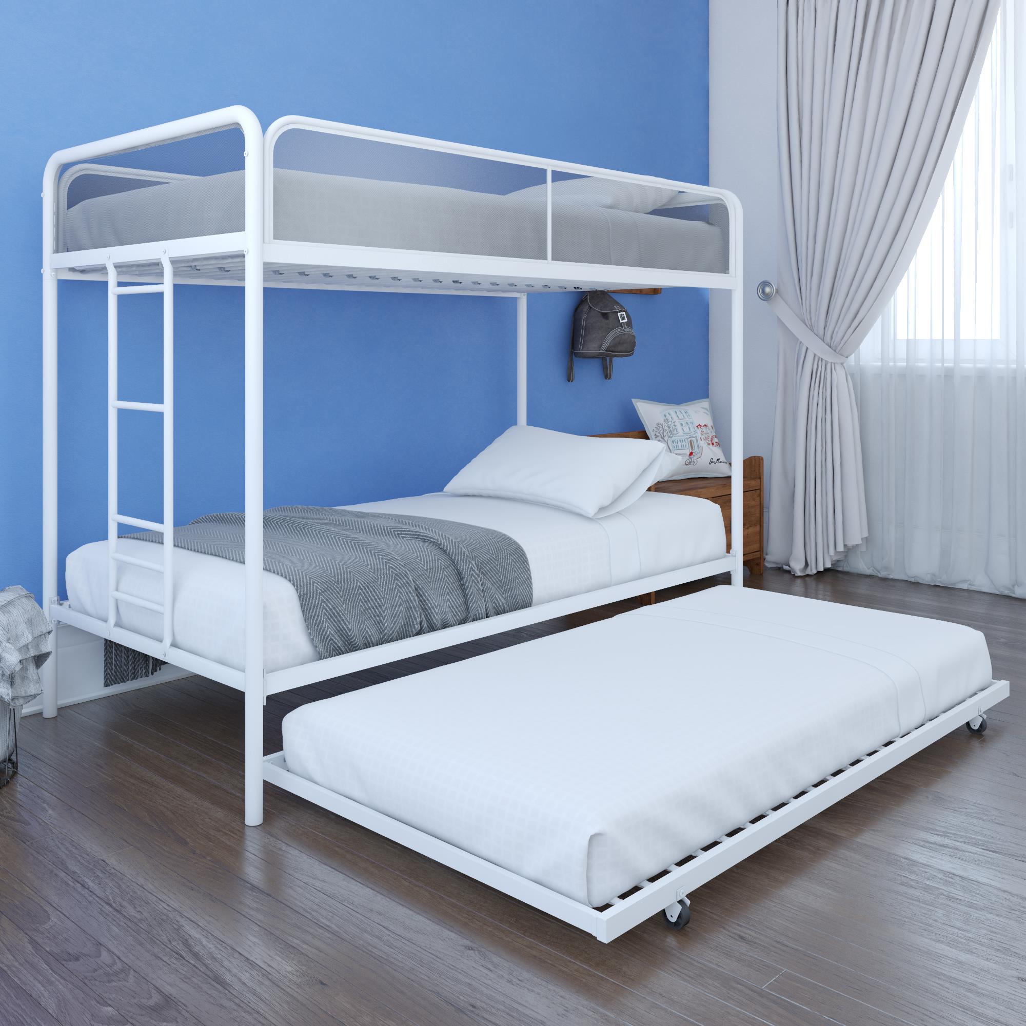Isaiah Triple Twin Metal Bunk Bed