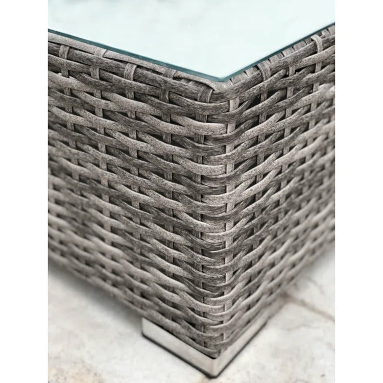 Lsi 6 Person All Weather Wicker Patio Set With Premium Cushions No Assembly Needed