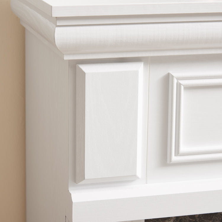 Only Mantel Not Included 23" Fireplace White,41.34"W*14"D*40"H