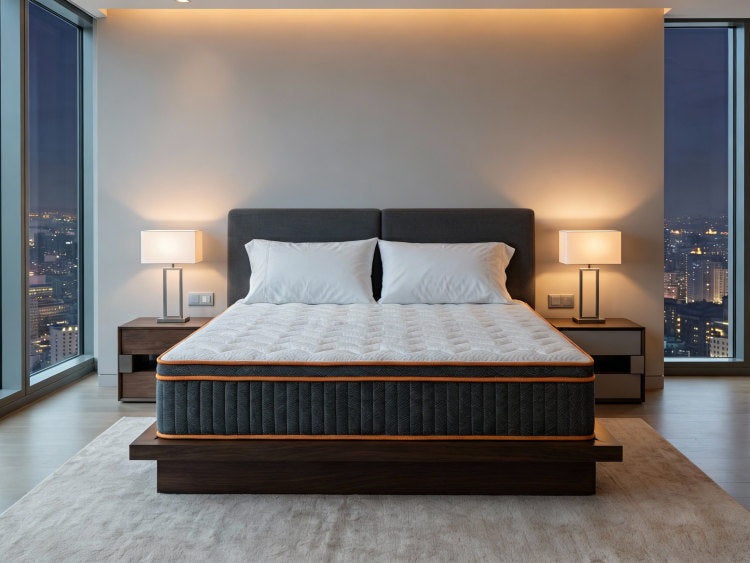 King Size Mattress, 12 Inch Mixed Full Mattress With Memory Foam And Pocket Springs For Stress Relief, Comfortable Sleep, And Area Support, With Moderate Softness And Hardnessking King