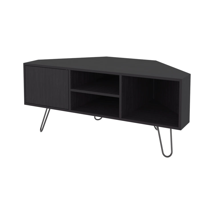 Fredonia Tv Stand 65" With A Door And Open Storage, Wengue