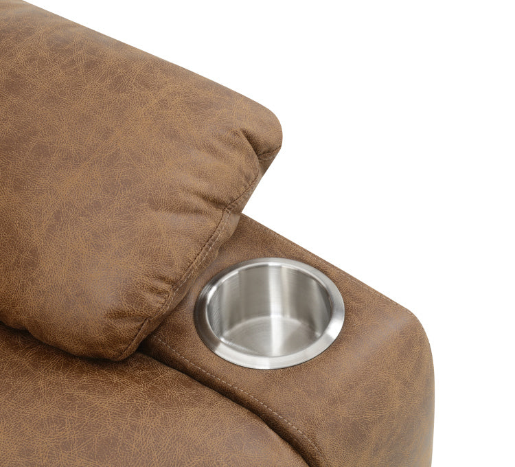 Brown Power Lift Recliner With Massage And Heating