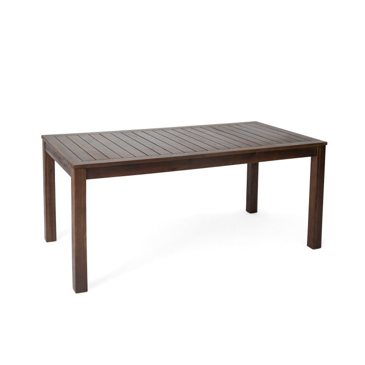 MANILA 69'' TABLE dark brown - garden & outdoor - wood