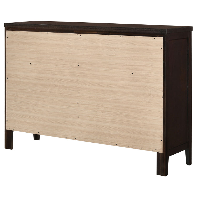 Wedgewood Cappuccino 6 Drawers Dresser
