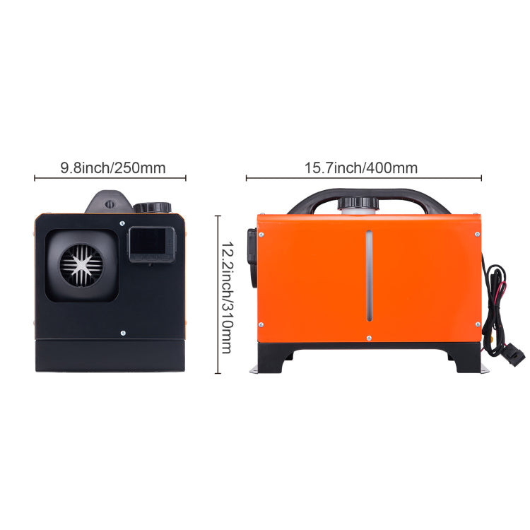 Diesel Air Heater All In One 12V 5Kw Lcd Remote Control For Car Rv Indoors