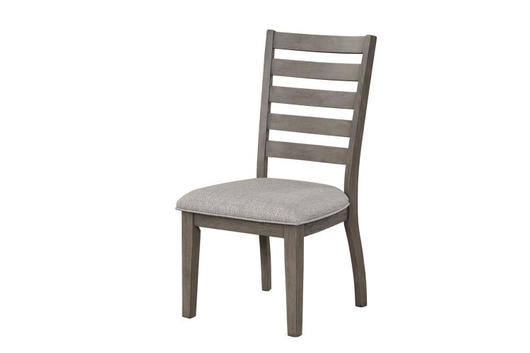 Casual Side Dining Chair W Ladder Back Set Of 2