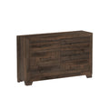 Brown 6 Drawer Dresser