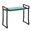 Outsunny Padded Garden Kneeler And Seat Bench, Padded Foldable Garden Stool, Green