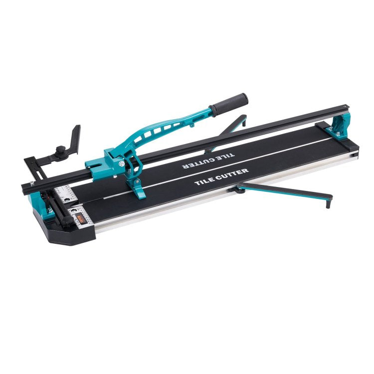 Manual Tile Cutter, 48 Inch, Porcelain Ceramic Tile Cutter With Tungsten Carbide Cutting Wheel, Infrared Positioning, Anti Skid Feet, Durable Rails For Professional Installers Or Beginners