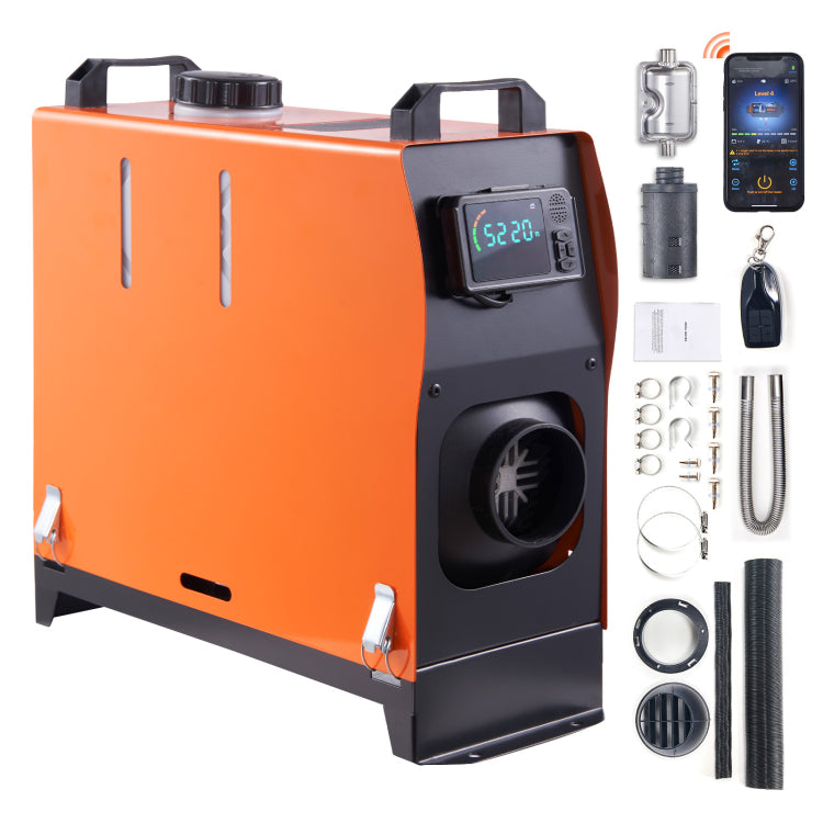 Diesel Air Heater All In One 12V 8Kw Bluetooth App Lcd For Car Rv
