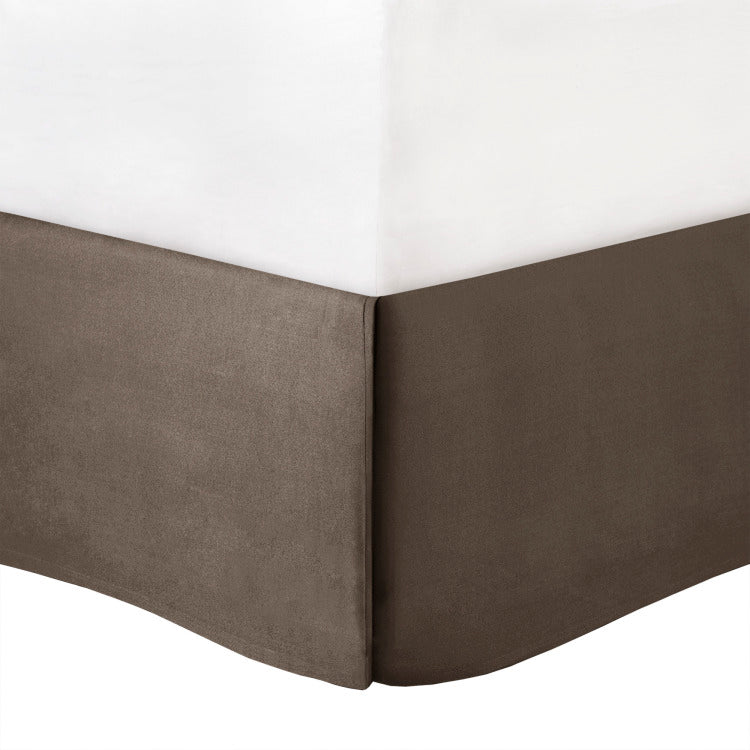 7 Piece Jacquard Comforter Set Brown Gold Queen