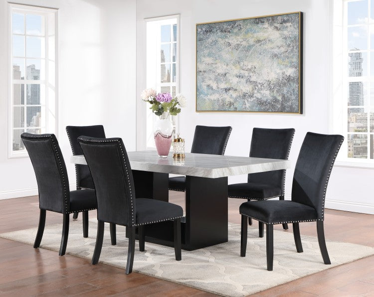 Jhoanna Black Dining Chairs Kit Of 2
