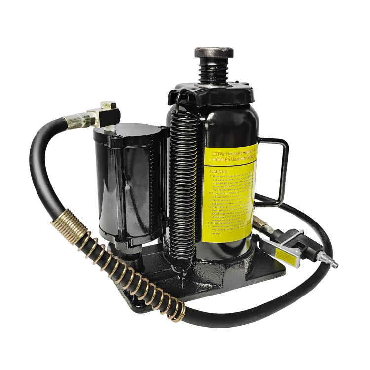 Air Hydraulic Bottle Jack, 20 Ton 40000 Lbs Bottle Jack, 10.23 20.07 Inch Lifting Range, Manual Handle And Air Pump, For Car, Pickup, Truck, Rv, Auto Repair, Industrial Engineering
