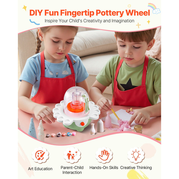 Mini Pottery Wheel Electric Clay Wheel For Kids 2 In And 3 In Turntables