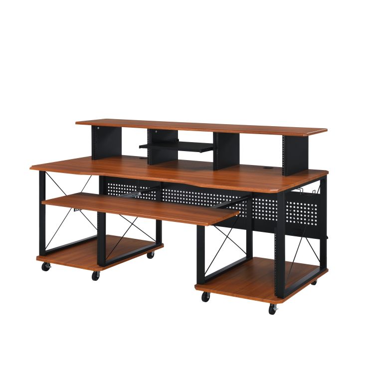 Megara Cherry & Black Finish Music Desk