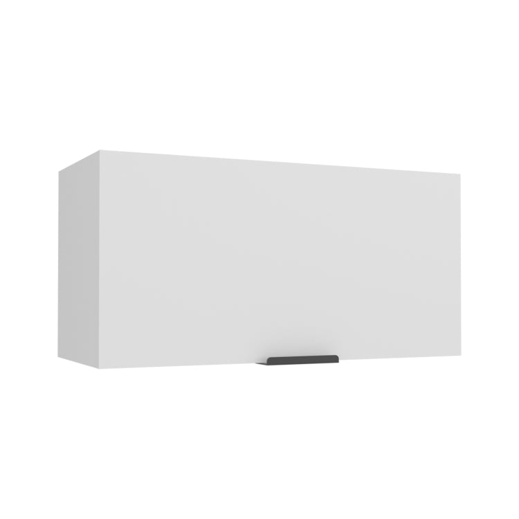 Coolidge Pull Up Wall Cabinet, Compact Design, Single Shelf, Modern Style, White