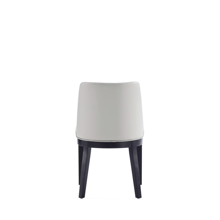 Dining Chair Set Of 2 In Light Gray