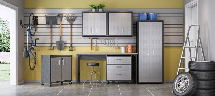 Garage Table In Dark Gray