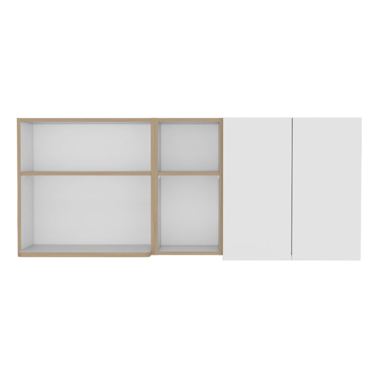 Nucla Wall Cabinet, Kitchen, White Light Oak