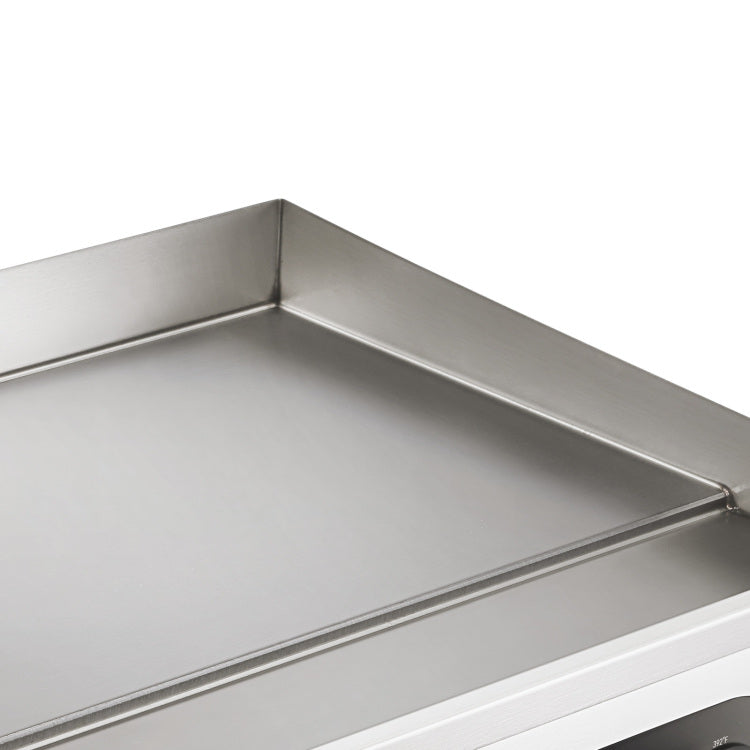 Commercial Electric Griddle, 21 X 11.8 Inch, 1750W, 122 570 F Adjustable Temp Control, Stainless Steel Countertop Flat Top Grill With 2 Spatulas, 2 Brushes And 4 Foot Pads, For Steak, Pancake