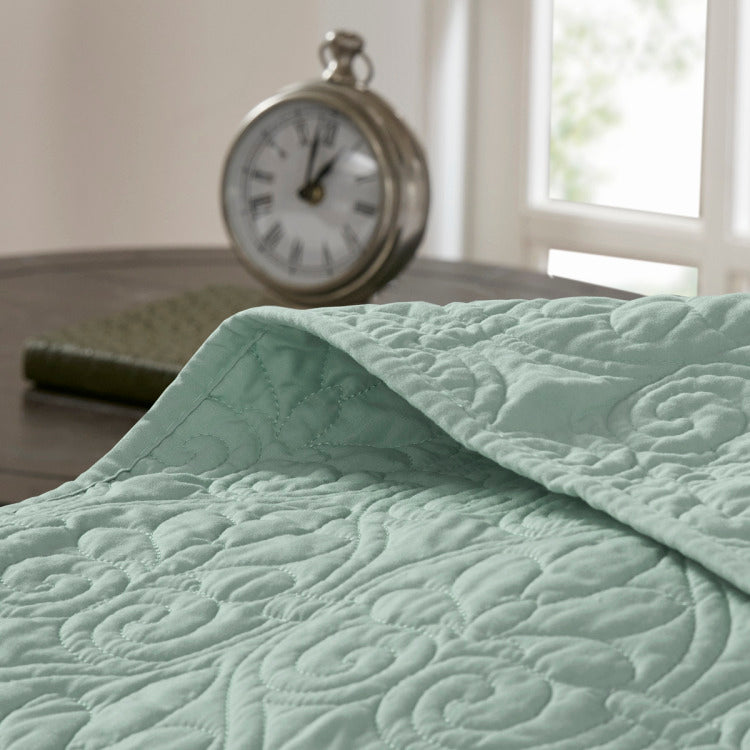 Reversible Bedspread Set Seafoam Queen